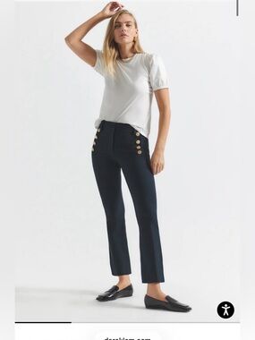 Derek Lam 10 Crosby ROBERTSON SLIM TROUSER